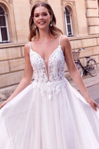 Adore by Justin Alexander #11185 #2 Sand/Ivory/Nude thumbnail