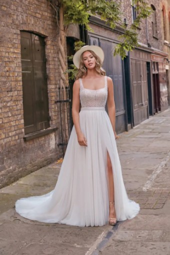 Adore by Justin Alexander #11249 #7 Sand/Ivory/Nude thumbnail