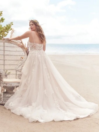 Rebecca Ingram #Lettie #4 Ivory/Misty Mauve thumbnail