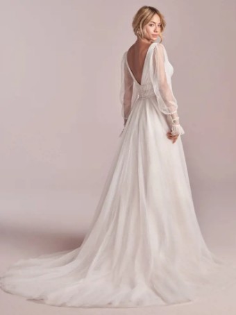 Rebecca Ingram #Joanne 20RT612 #2 All Ivory (gown with Ivory Illusion) thumbnail