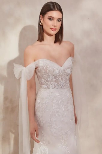 Adore by Justin Alexander #11261 #2 Ivory/Ivory/Silver/Nude thumbnail