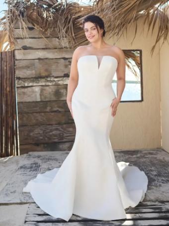 Rebecca Ingram #MARSHA (23RS680A01) #2 Ivory (gown with Natural Illusion) thumbnail