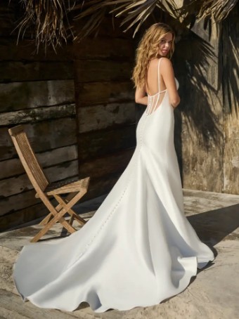 Rebecca Ingram #TANYA (23RC691A01) #2 All Ivory (gown with Ivory Illusion) thumbnail