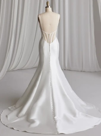 Rebecca Ingram #TANYA (23RC691A01) #5 default All Ivory (gown with Ivory Illusion) thumbnail