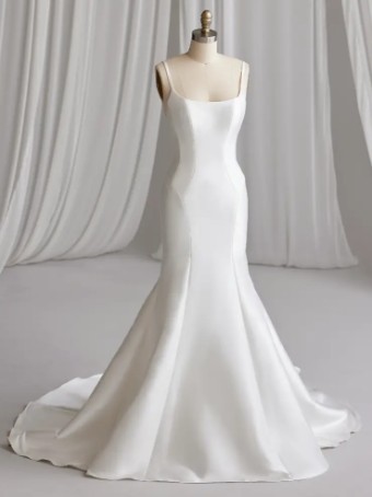Rebecca Ingram #TANYA (23RC691A01) #3 All Ivory (gown with Ivory Illusion) thumbnail