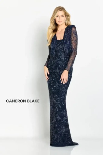 Cameron Blake by Mon Cheri #CB137 #0 default Navy thumbnail