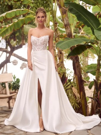 Rebecca Ingram #TWYLA (24RS197A01) #0 default All Ivory (gown with Ivory Illusion) thumbnail
