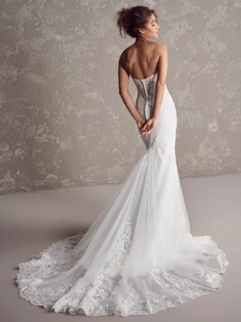 Rebecca Ingram #FELICIA (24RK147A01 - Unlined Bodice) #4 default Ivory (gown with Natural Illusion) thumbnail