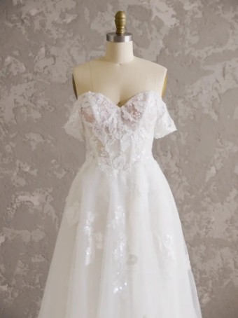 Rebecca Ingram #JANICE (24RN159A01) #4 default Ivory over Blush (gown with Natural Illusion) thumbnail