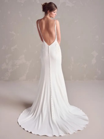 Rebecca Ingram #STORM (24RS157A01) #3 default Ivory/Silver Accent (gown with Natural Illusion) thumbnail