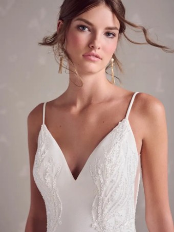 Rebecca Ingram #STORM (24RS157A01) #0 default Ivory/Silver Accent (gown with Natural Illusion) thumbnail