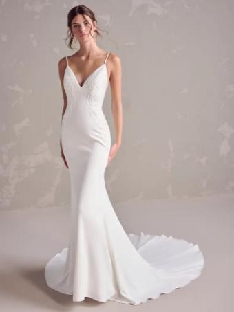 Rebecca Ingram #STORM (24RS157A01) #1 Ivory/Silver Accent (gown with Natural Illusion) thumbnail