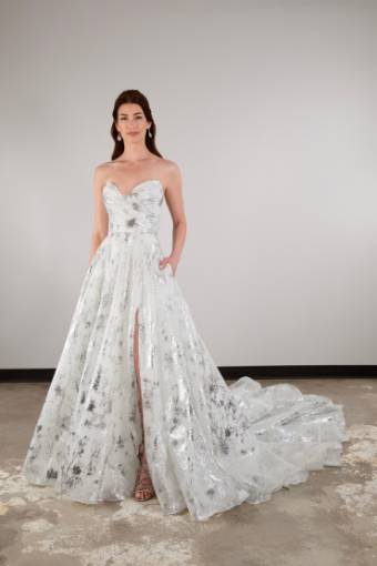 Essense of Australia #D3941 #4 (IV-IV) IVORY LUXE ORGANZA OVER IVORY GOWN thumbnail