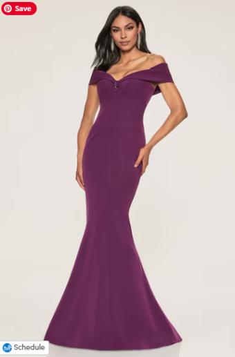 Cameron Blake by Mon Cheri #CB212 #0 default Aubergine thumbnail
