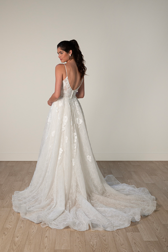 Stella York #8041 #1 (IV-IV) IVORY LACE TULLE AND ROYAL ORGANZA OVER IVORY GOWN thumbnail