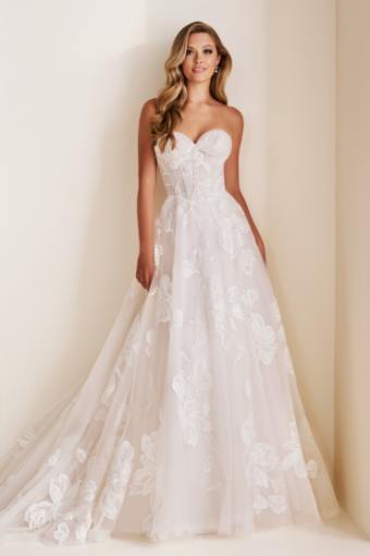 Enchanting by Mon Cheri #E603 #1 Sand/Ivory thumbnail
