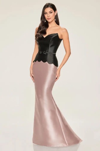 Cameron Blake by Mon Cheri #CB206 #0 default Black/Blush thumbnail