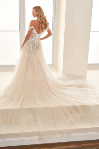 Enchanting by Mon Cheri #E2528 #1 Diamond White/Champagne thumbnail