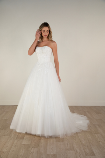 Stella York #7974 #0 default (IV-IV) Ivory Lace and Tulle over Ivory Gown thumbnail