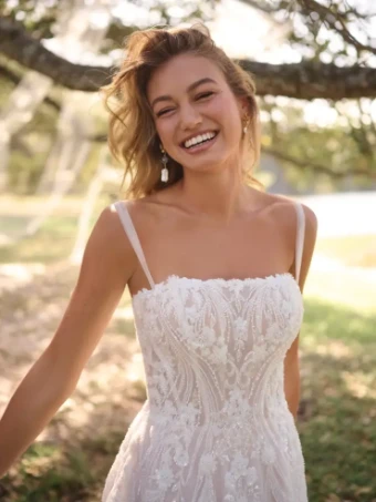 Rebecca Ingram #Angie #1 Ivory/Silver/Blush thumbnail