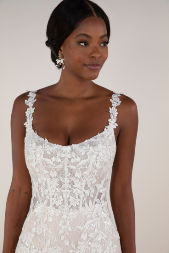 Stella York #7941 #2 default (IVBC-PL) IVORY LACE OVER BISCOTTI GOWN W PORCELAIN TULLE ILLUSION thumbnail