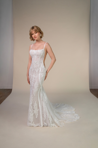 All Who Wander #ESRA #0 default (IVIV-PL) Ivory Lace & Tulle over Ivory Gown w Porcelain Tulle Illusion thumbnail