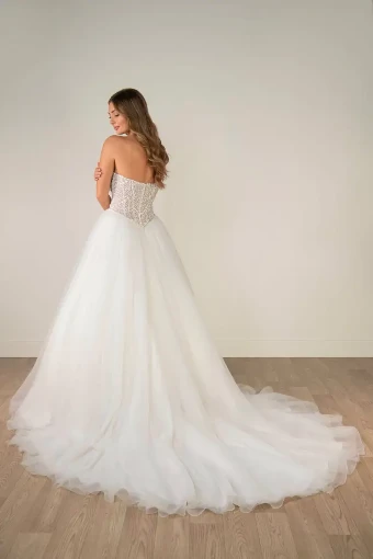 Stella York #SY8312 #3 Ivory/MOSCATO TULLE LINED BODICE thumbnail